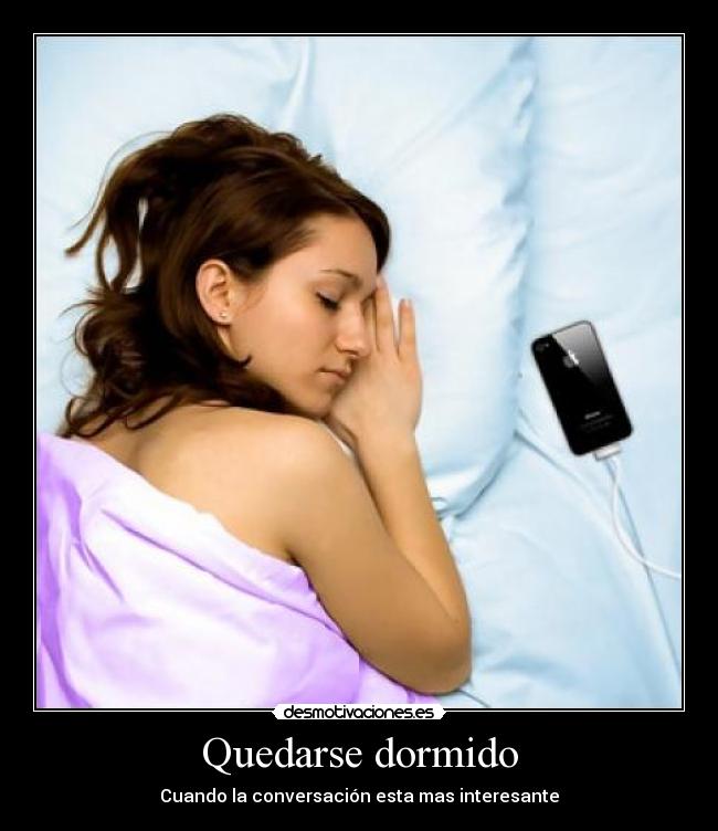 Quedarse dormido - 