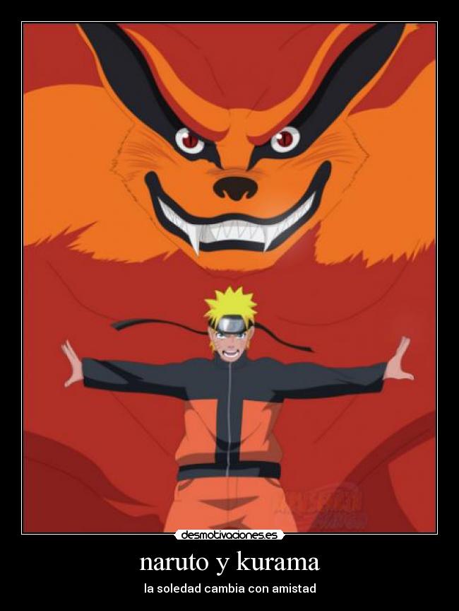 naruto y kurama - 