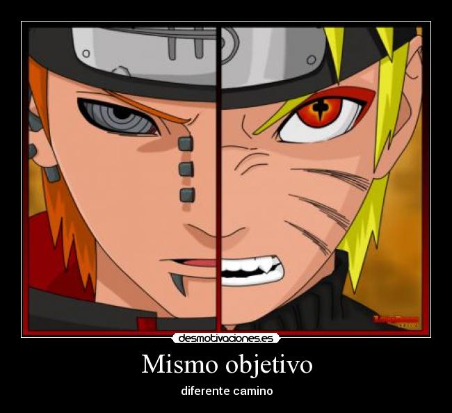 carteles naruto pain desmotivaciones