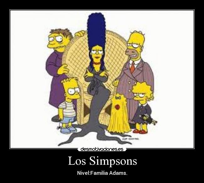 Los Simpsons - Nivel:Familia Adams.