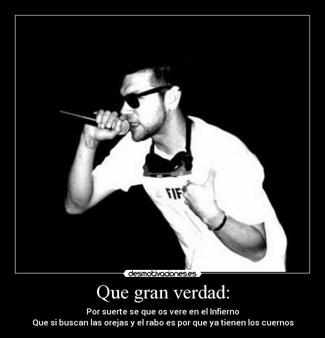 Que gran verdad: -
