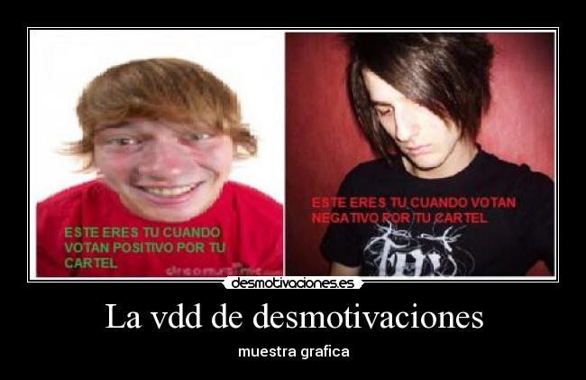 La vdd de desmotivaciones - muestra grafica