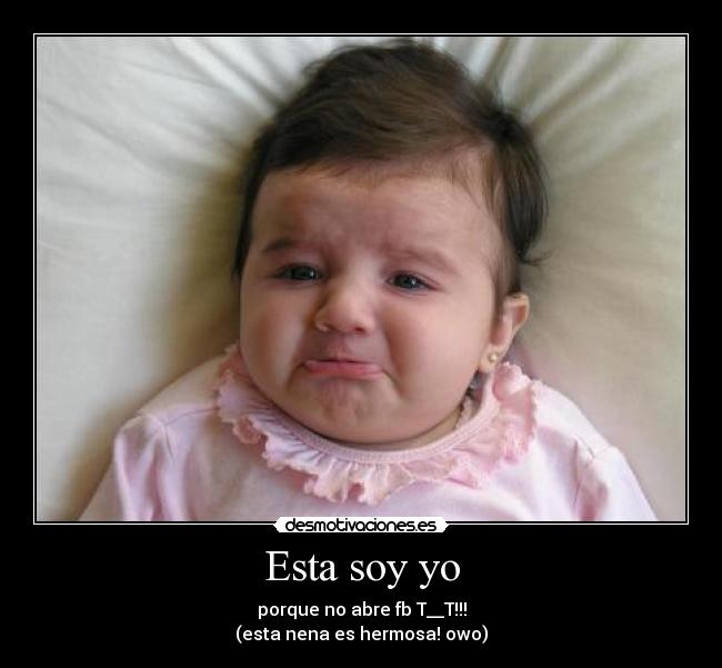 Esta soy yo - porque no abre fb T__T!!!
(esta nena es hermosa! owo)