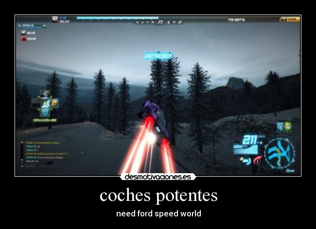 coches potentes - need ford speed world