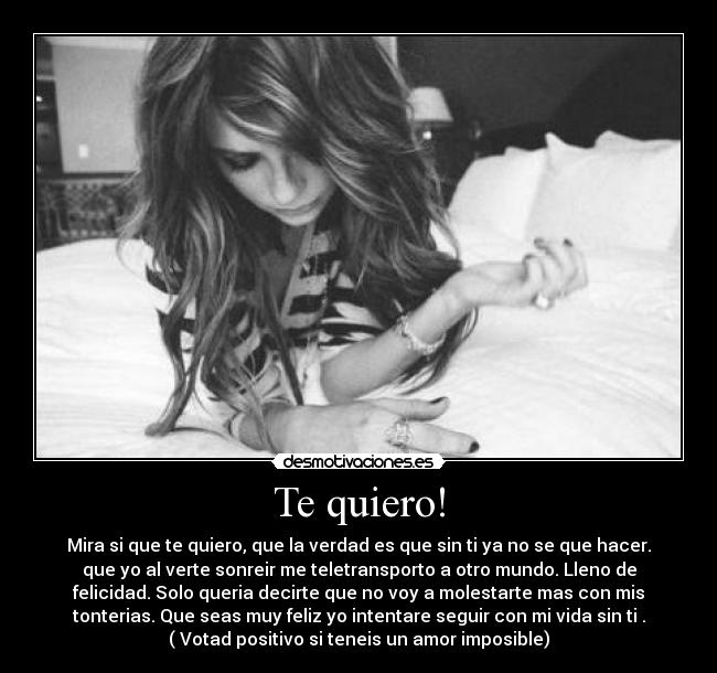 Te quiero! -