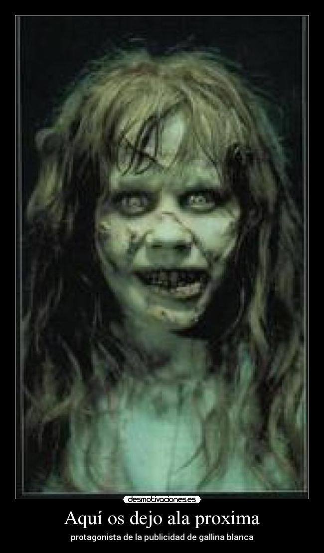 Aquí os dejo ala proxima - protagonista de la publicidad de gallina blanca