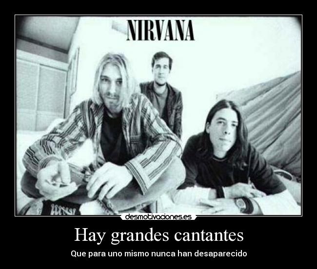 Hay grandes cantantes - Que para uno mismo nunca han desaparecido