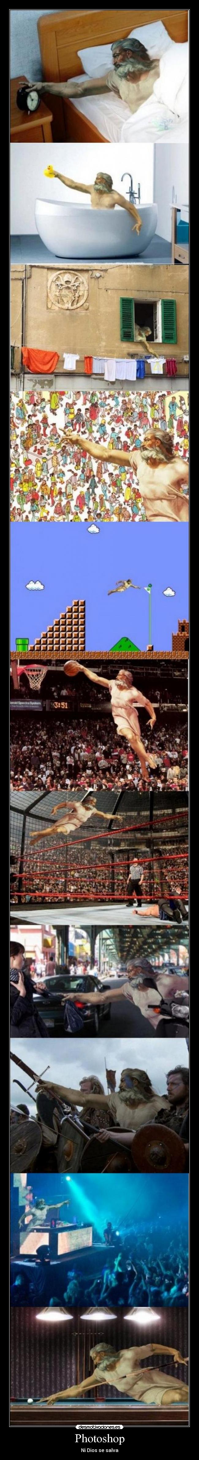 Photoshop - Ni Dios se salva