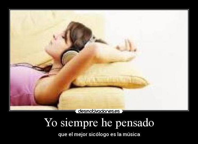 Yo siempre he pensado - 