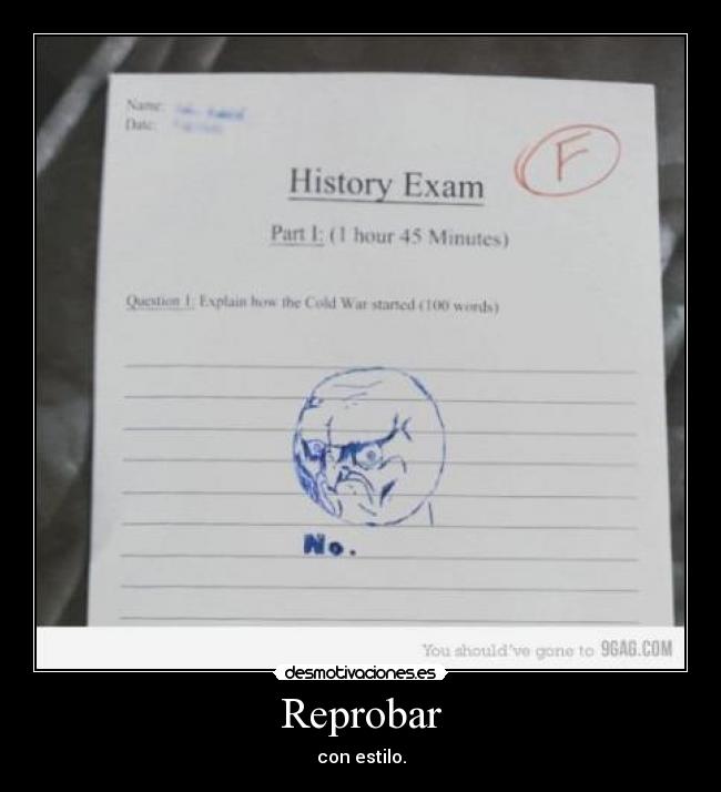Reprobar - con estilo.