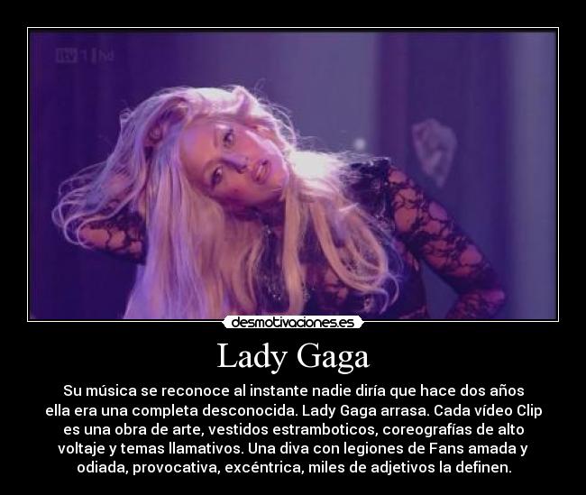 carteles lady gaga desmotivaciones