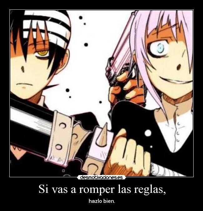 carteles chrona kid soul eater desmotivaciones
