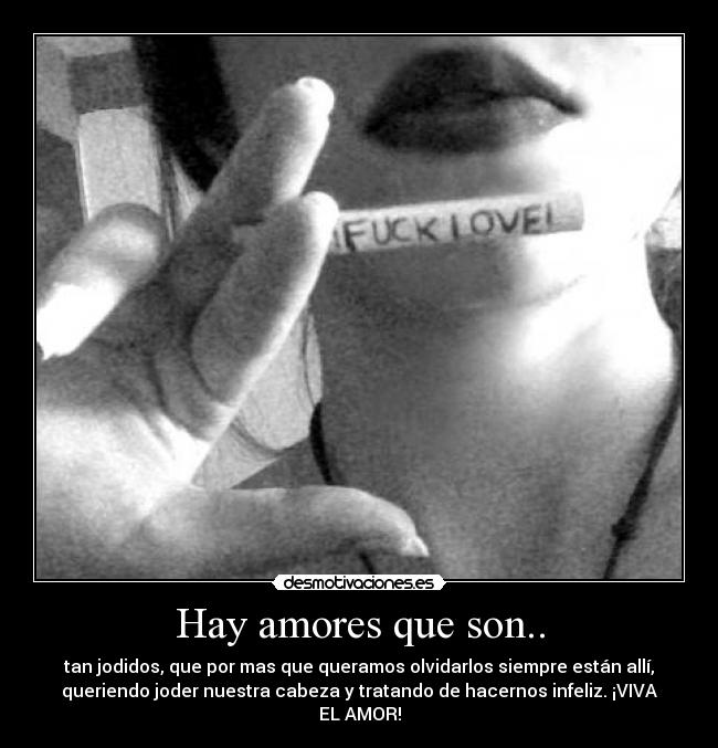 Hay amores que son.. - 