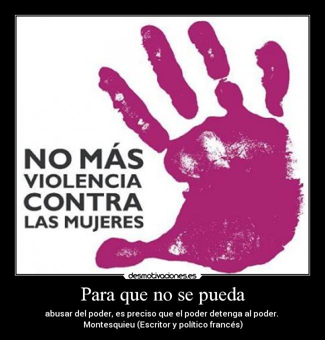 Para que no se pueda - 