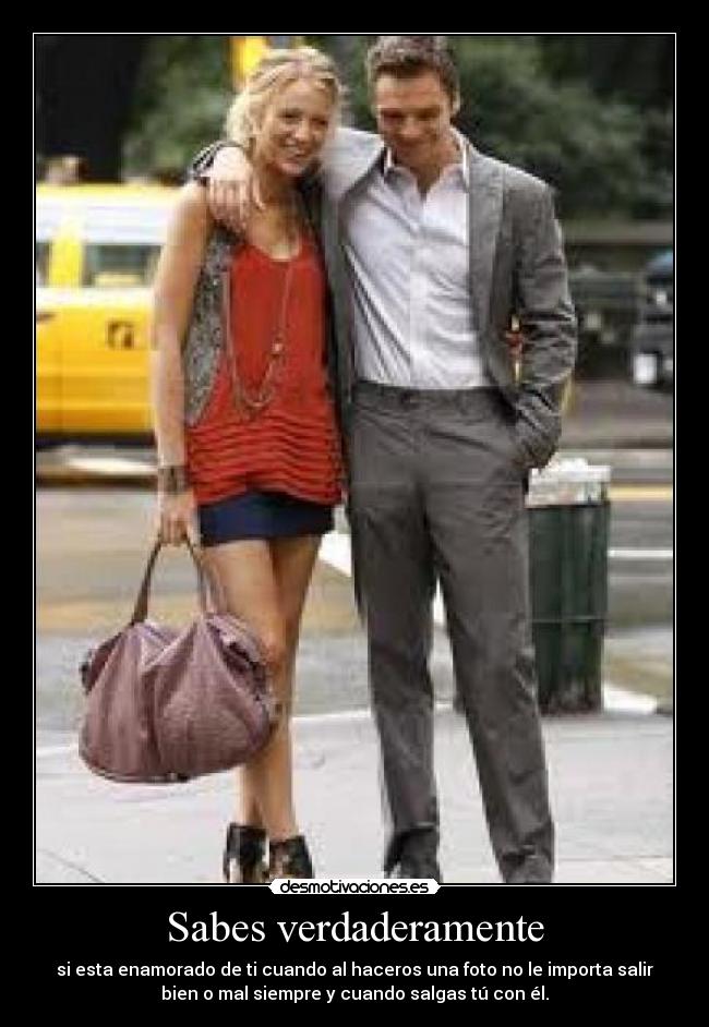 Sabes verdaderamente - 