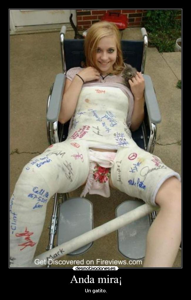 Anda mira¡ - Un gatito.
