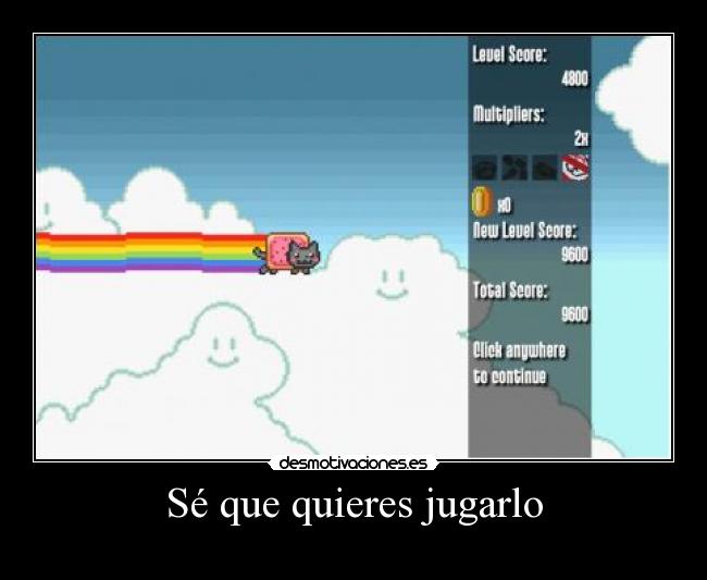 carteles nyan cat ehehe desmotivaciones