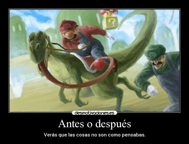 Antes o después -