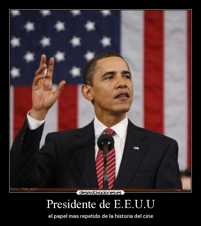 Presidente de E.E.U.U - el papel mas repetido de la historia del cine