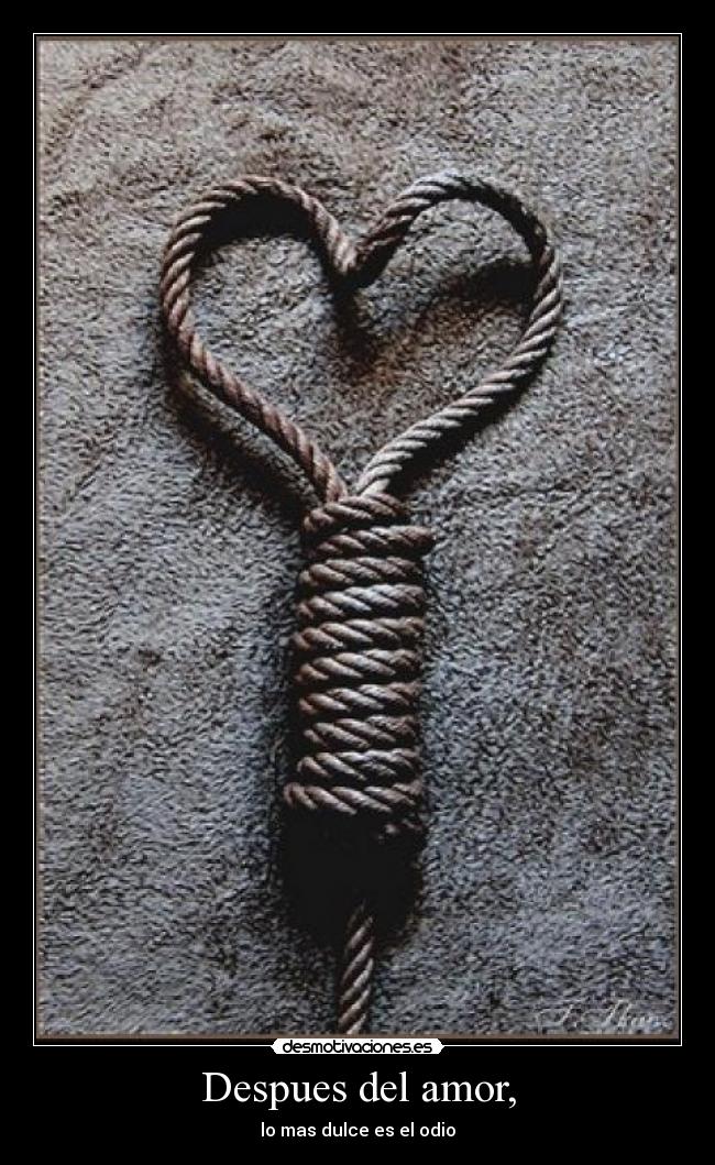 Despues del amor, -