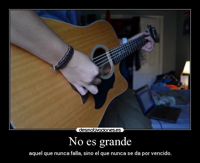 No es grande - 
