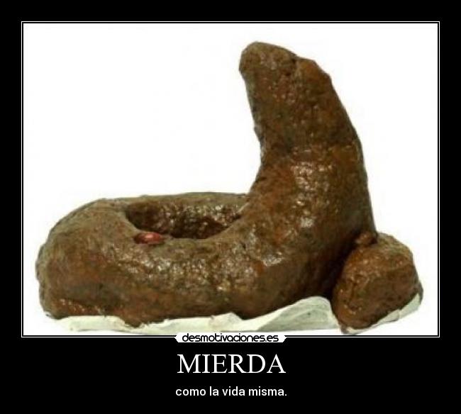 MIERDA - como la vida misma.