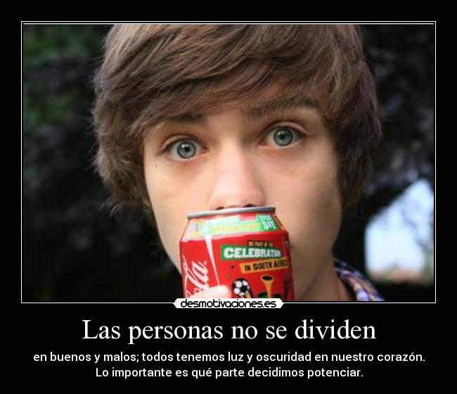 Las personas no se dividen -