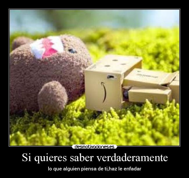 Si quieres saber verdaderamente - 