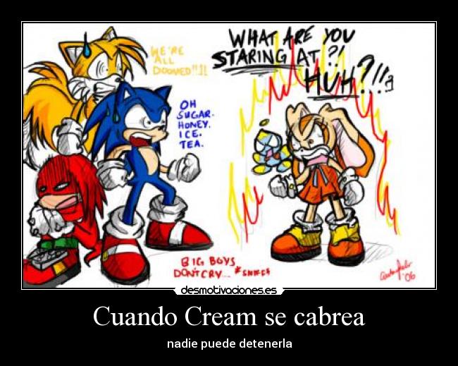 Cuando Cream se cabrea -