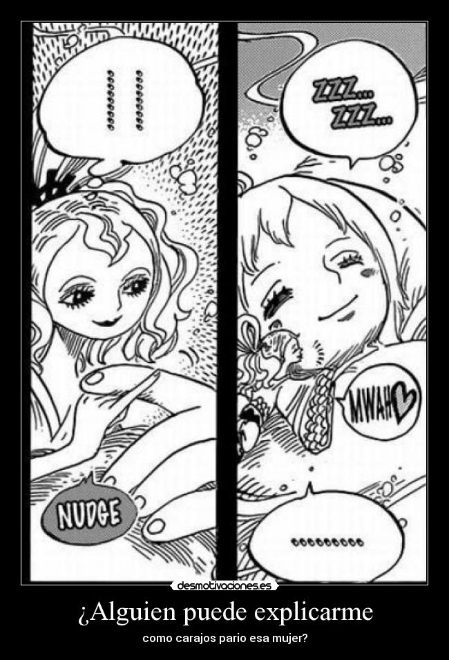 ¿Alguien puede explicarme - como carajos pario esa mujer?