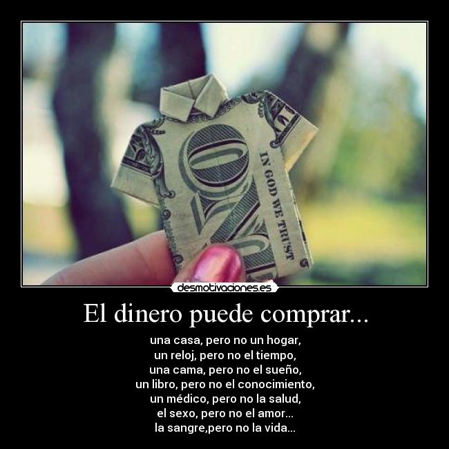 carteles dinero casarelojcamalibromedicosexosangre desmotivaciones