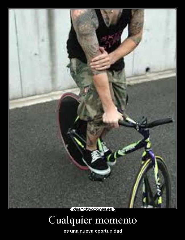 Cualquier momento - es una nueva oportunidad