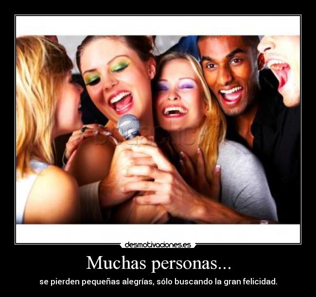 Muchas personas... - 