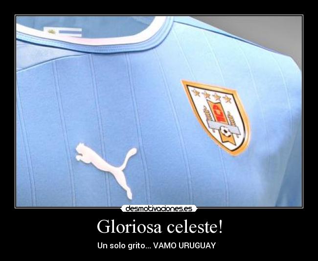 Gloriosa celeste! - Un solo grito... VAMO URUGUAY ♪ ♪