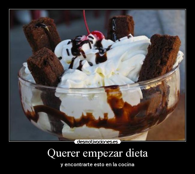 Querer empezar dieta - 