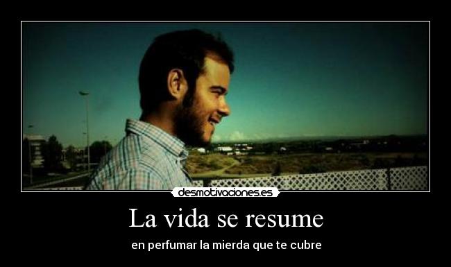 La vida se resume -