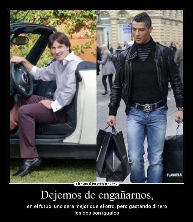 Dejemos de engañarnos, -