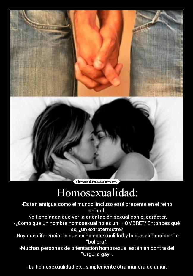 Homosexualidad: -