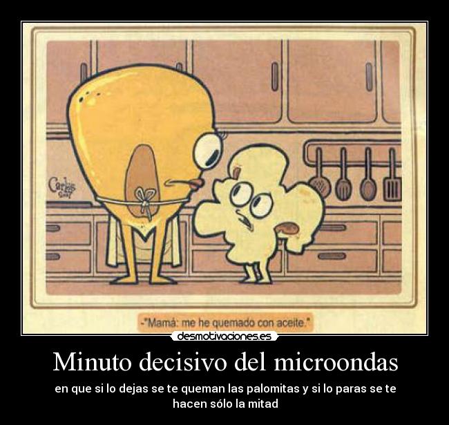 Minuto decisivo del microondas - 