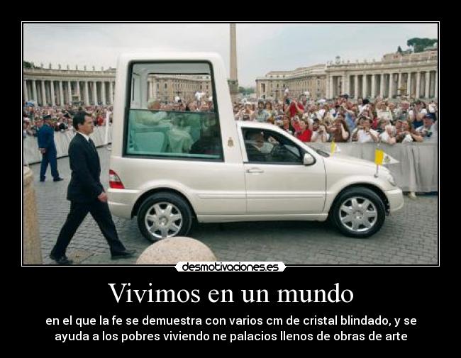 Vivimos en un mundo -