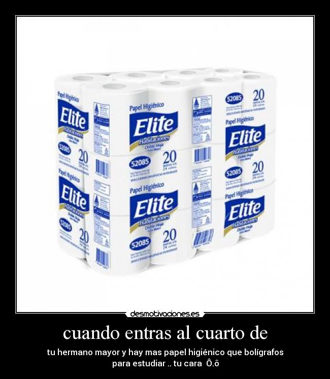 cuando entras al cuarto de -