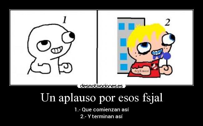 Un aplauso por esos fsjal - 