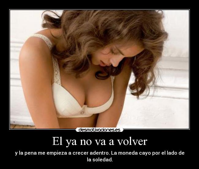 El ya no va a volver -