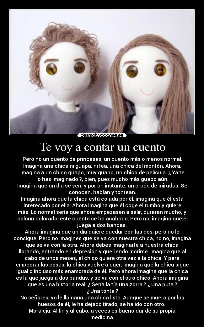 carteles cuento desmotivaciones