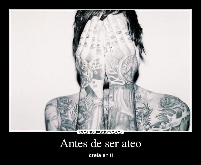 Antes de ser ateo - 