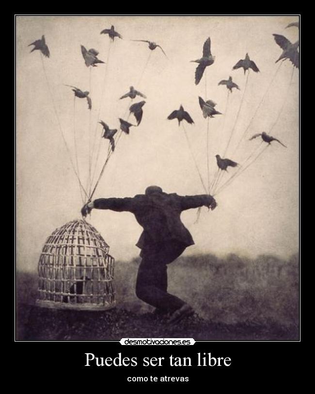Puedes ser tan libre - como te atrevas