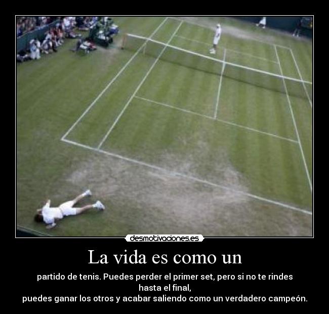 La vida es como un -