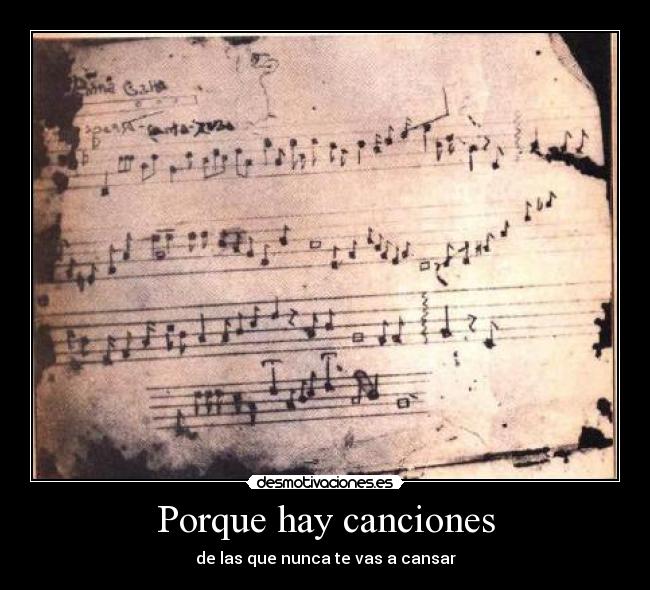 Porque hay canciones - 