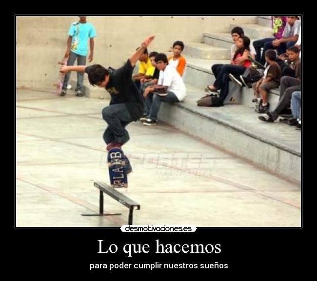 Lo que hacemos - 