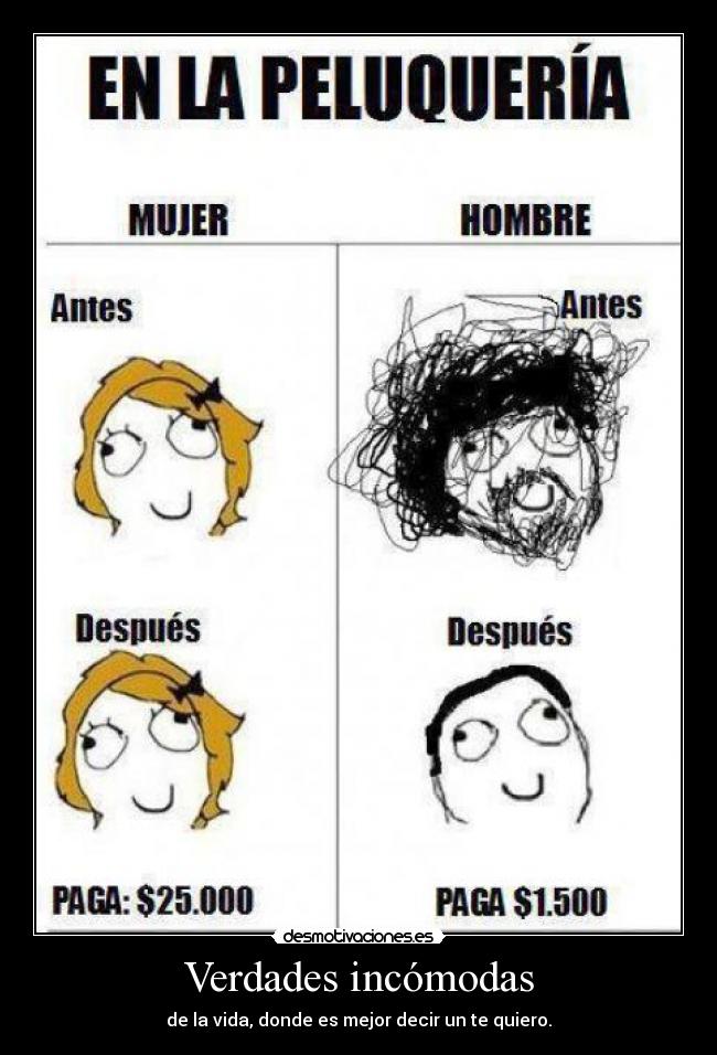 Verdades incómodas - de la vida, donde es mejor decir un te quiero.